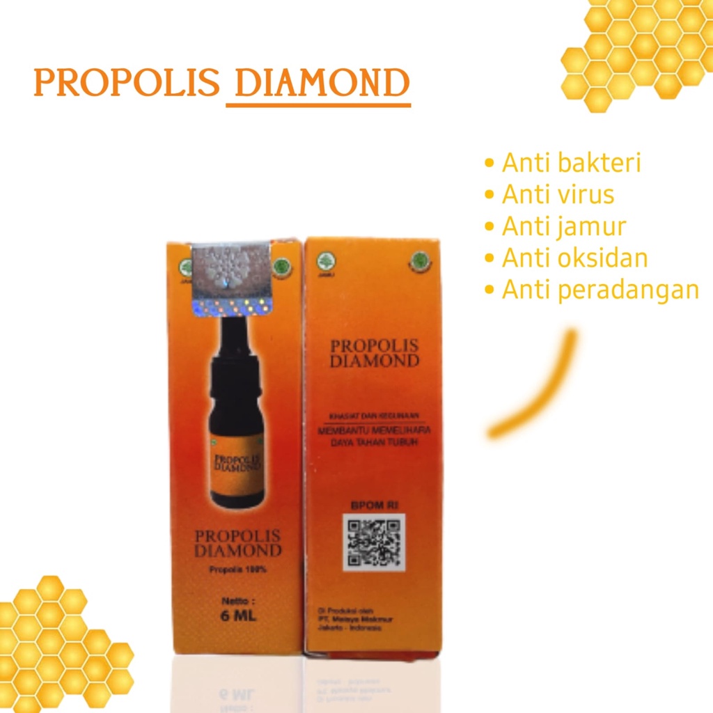 Propolis Diamond Premium Original I Bukan Propolis Lite I 6 Ml