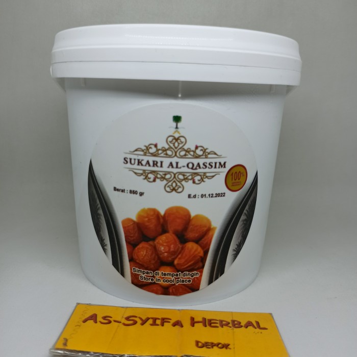 

Kurma Sukari Ember Al Qassim 850 gram