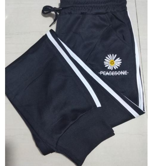 Langsung Order JOGGER PANTS WANITA IMPORT LOGO BRANDED/CELANA SANTAI/CELANA OLAHRAGA LARI SENAM YOGA