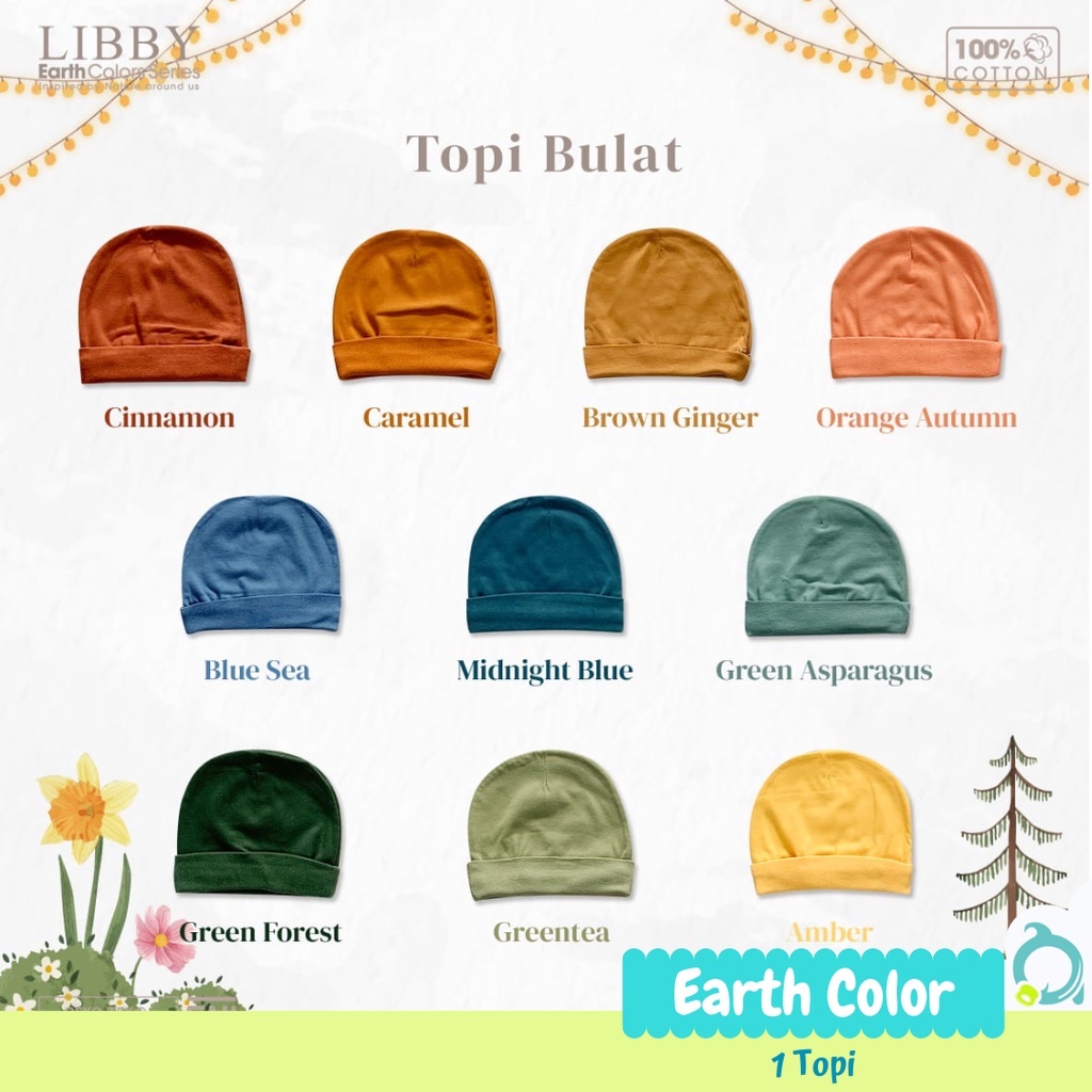 LIBBY Topi Tali Earth Color  (1 pcs/pack)