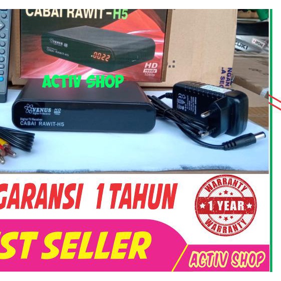 Set Top Box TV Digital DVB T2 VENUS Cabai Rawit H5 New - STB H6
