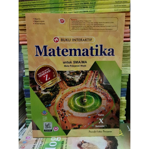 Buku PR/LKS matematika wajib kelas X,10 semester 1 (K13 revisi) intan pariwara, 2021