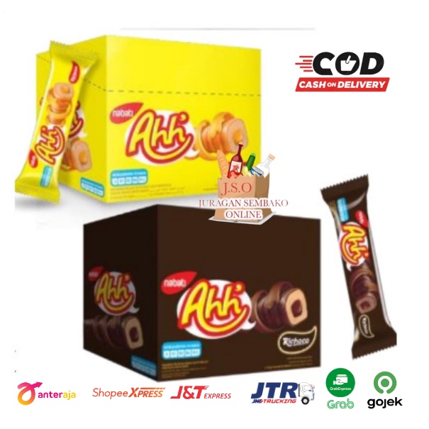 ( JSO ) Nabati AHH Richeese Richoco Box All Varian Rasa Ahh Coklat Ahh Keju Triple Cheese Snack Cemilan Anak Snack Dewasa