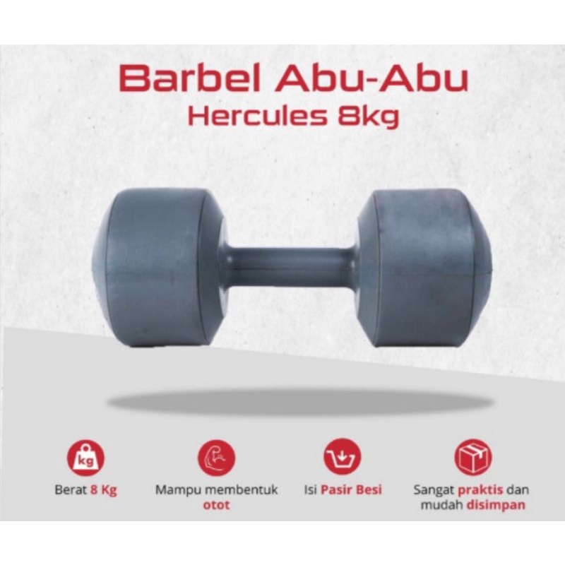 Barbel Murah 8KG/Dumbbell Murah 8KG/Barbel Fitnes Senam/Barbel Plastik 8 KG