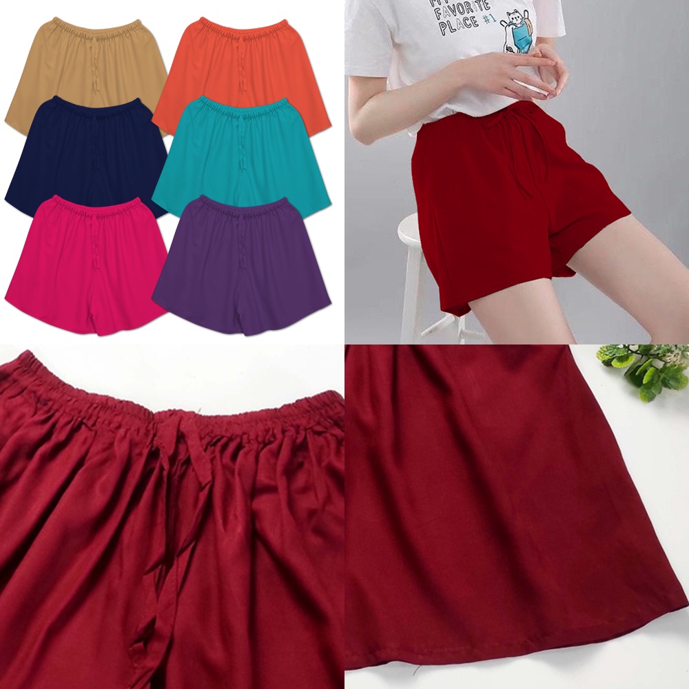 Celana Pendek Wanita Kekinian ZCP01 Bahan Super Lembut Mini Pants Korea