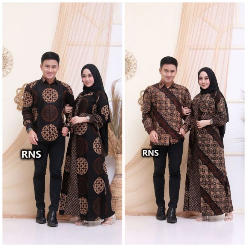 Maura couple - Sania Ruffle Batik Couple Ori Ndoro jowi DNT Garansi