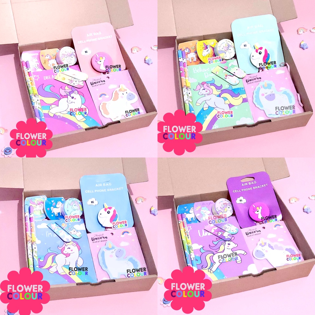 

PAKET ALAT TULIS UNICORN | KADO ULANG TAHUN ANAK | HAMPERS ULANG TAHUN