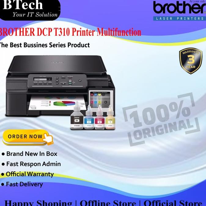 Brother Dcp-T310 Inkjet Printer Multifungsi