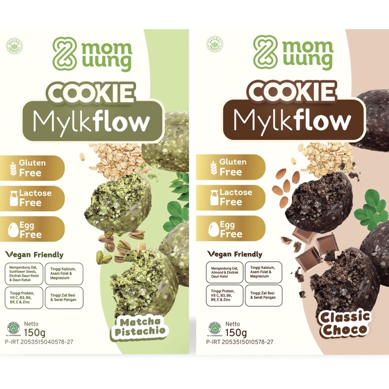 MOM UUNG PERFECT COMBO 60 kapsul dan COOKIE MYLKFLOW | MOM UUNG ASI BOOSTER COOKIE MYLKFLOW