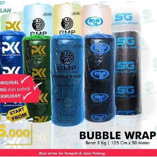 

Bubble Wrap Merek SIP roll 125 cm x 50 Meter - Bening, 2 koma 4kg