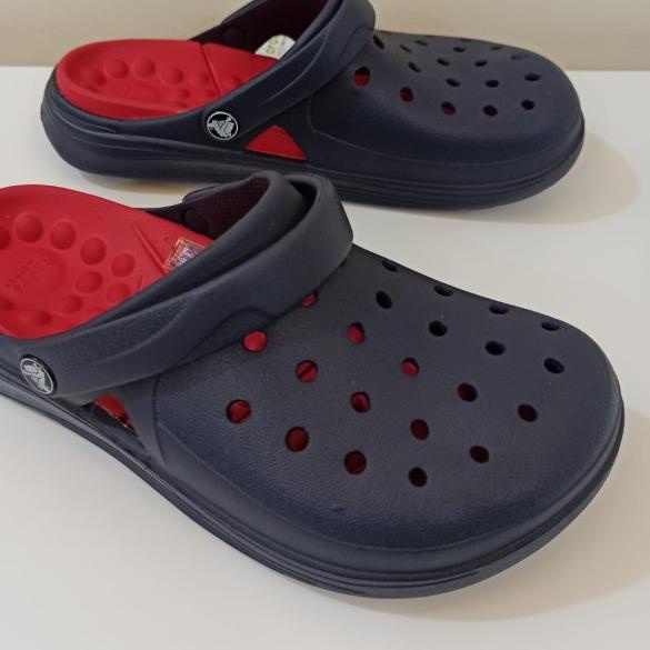 Crocs / Sepatu Sandal / Crocs Reviva / Sandal Crocs / Crocs Original - Putih Pink, M4