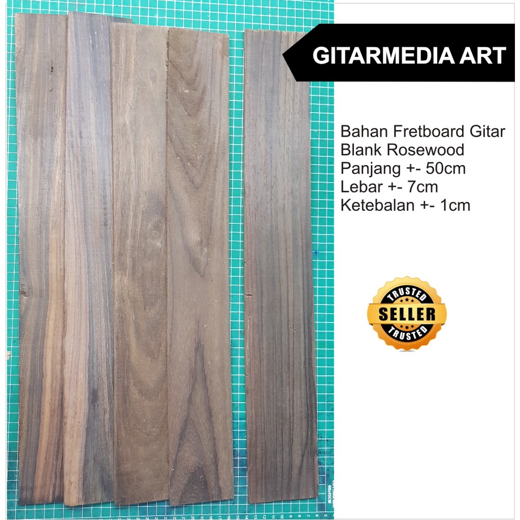 Rosewood sono keling Bahan fret gitar fretboard fingerboard gitar
