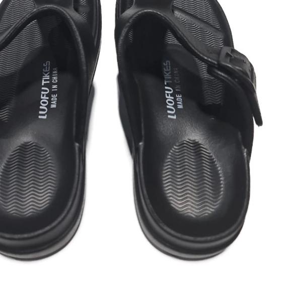 jelly sandal pria jepit luofu sandal cowok japit karet import E6195BM