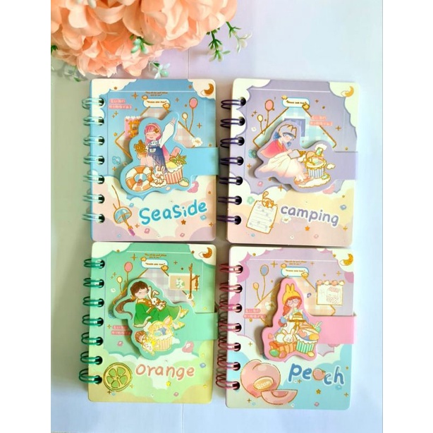 

BUKU CATATAN / Notebook Ring Motif Fruit / Jurnal Memo / Catatan Mini