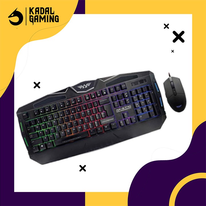 KEYBOARD MOUSE ARMAGGEDDON AK6770 RGB MEMBRANE