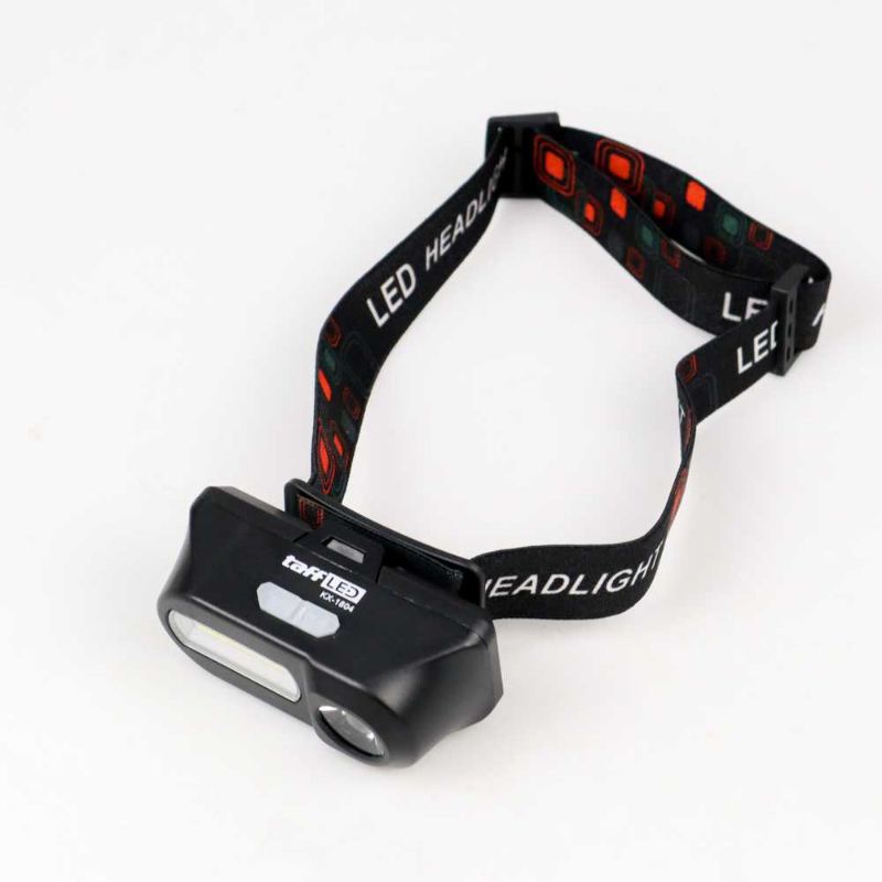 TaffLED Headlamp Flashlight Headlight LED 3 Modes COB - KX-1804