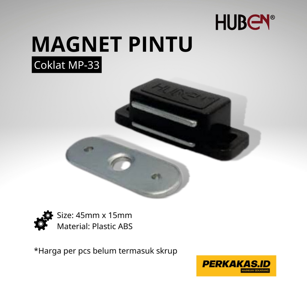 Magnet PIntu Lemari Laci Kayu Coklat HUBEN MP33