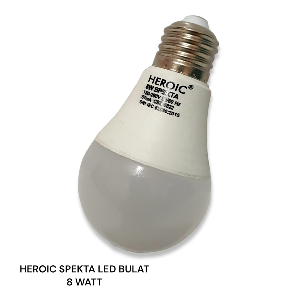 Lampu Led 8 Watt Heroic Spekta Bulb Bergaransi