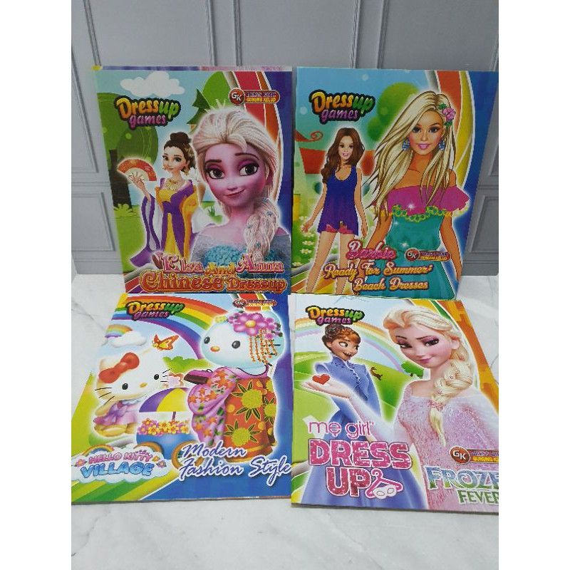 MAINAN BAJU BAJUAN BONGKAR PASANG KERTAS BP