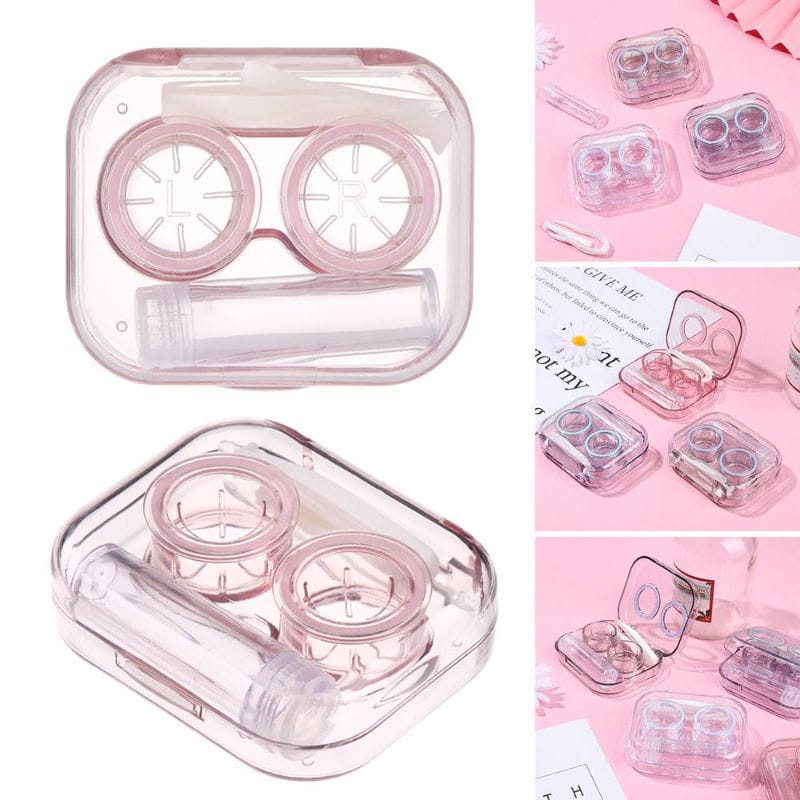 Travel Kit Kotak Tempat Softlens TRANSPARANT Bening