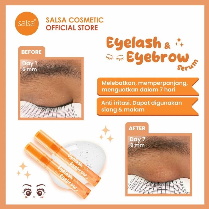 SALSA EYELASH EYEBROW SERUM / PELENTIK BULU MATA