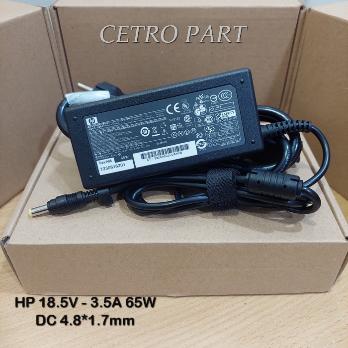 Adaptor Charger Laptop HP Compaq V3000 500 510 520 CQ510 (18.5v-3.5a) BERGARANSI