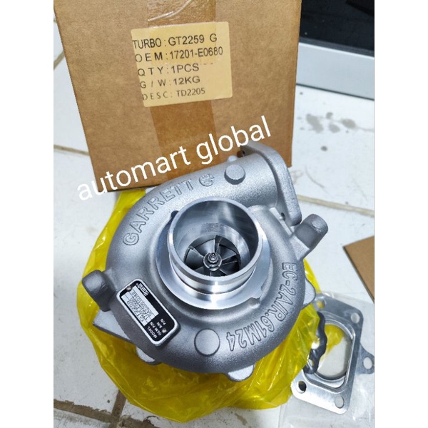 Turbo charger dutro 130ht 12 volt 17201-e0680