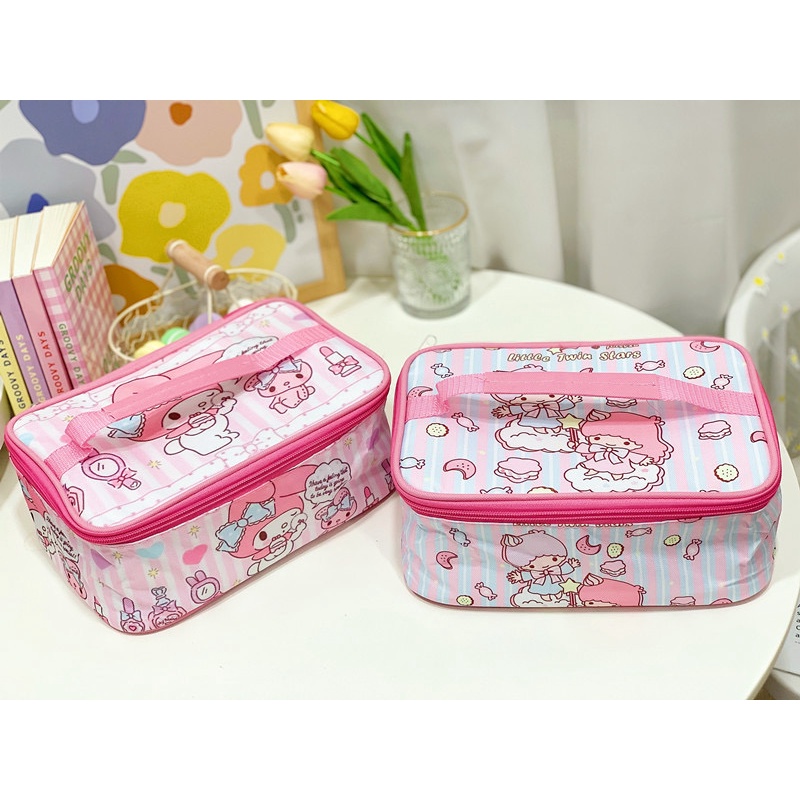 NAOMI - Takumi Lunch Bag Aluminium foil - Tas Bekal Datar Horizontal - Sanrio Carton Japan Jepang - Tas makan - Tepak makan - Tas bekal - tas naomi