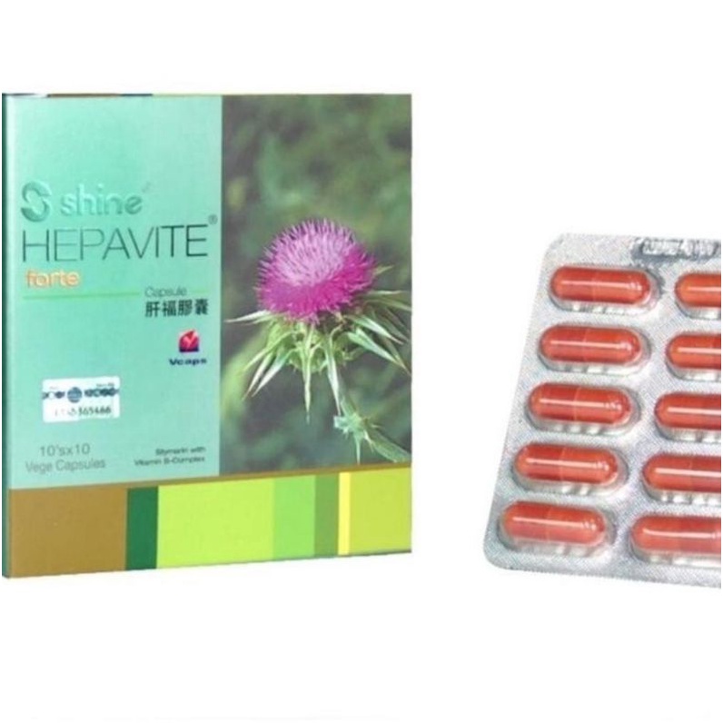 Shine Hepavite Forte kapsul ori 100% tablet malaysia