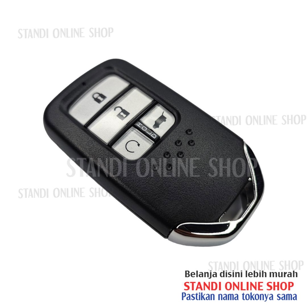 Cassing Remote Case Smartkey Rumah Kunci Honda CRV Turbo Prestige 4 Tombol