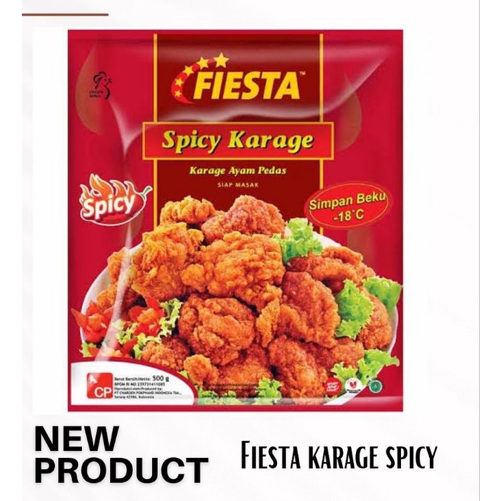 

Fiesta Spicy Karage 500gr Karage Ayam Pedas