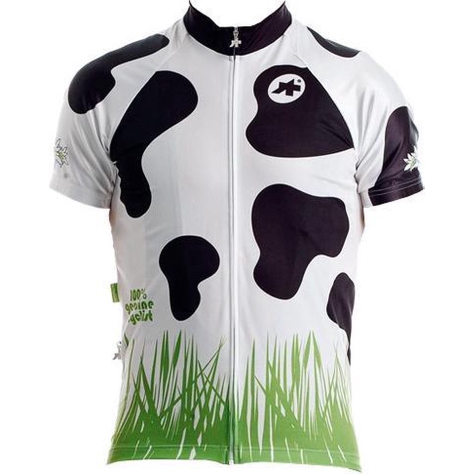 Jersey Sepeda Pria ASSOS SS Mumu Black White Green XS Original not Rapha PNS Asos