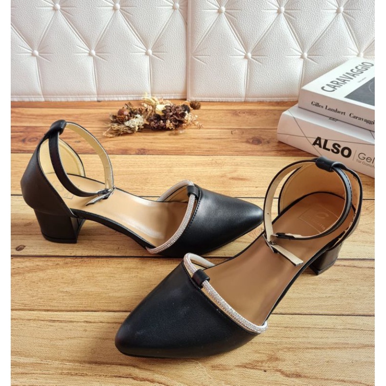 ABBUSHOES AG 20 mules bapau mangkok jeli import 5cm