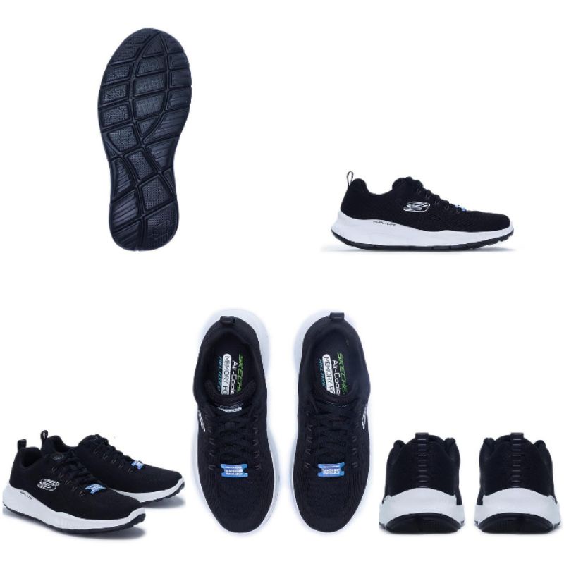 SKECHERS EQUALIZER 5.0 MEN'S FITNESS SHOES - BLACK