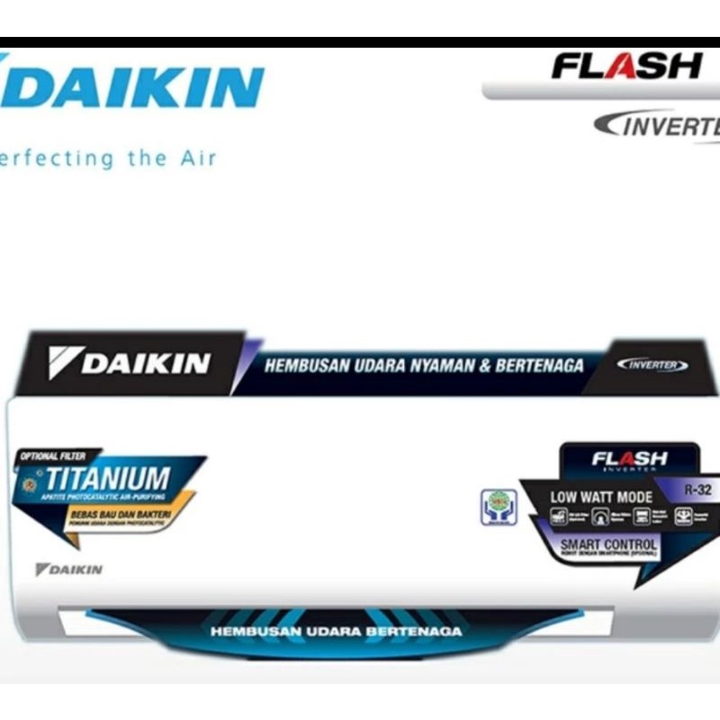 AC DAIKIN 1/2PK INVERTER FTKQ15 THAILAND DAIKIN 1/2 PK