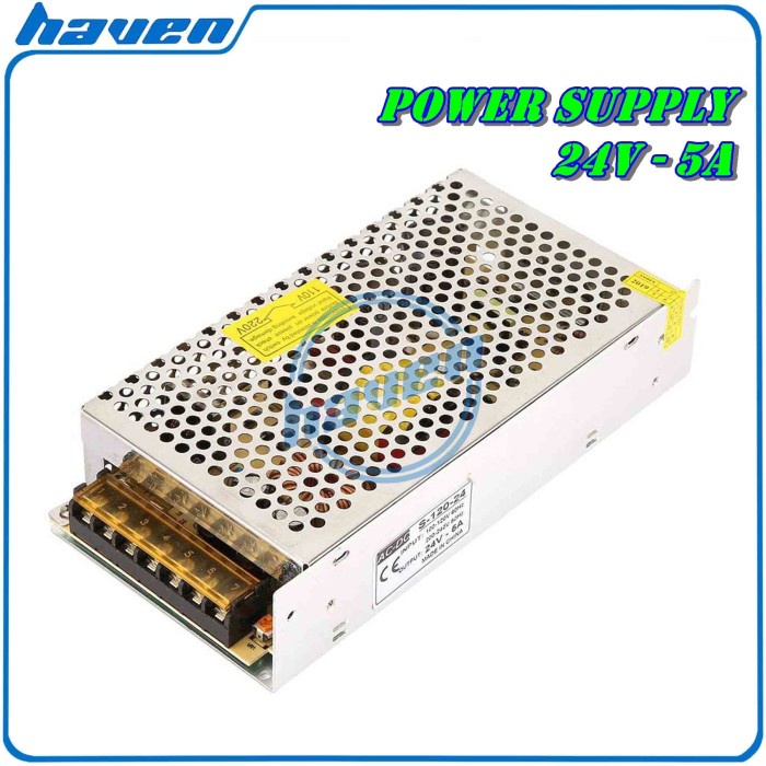 POWER SUPPLY 24V 5A / PSU 24V 5A SWITCHING POWER
