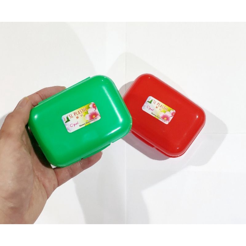 Tempat sabun batangan / kotak sabun alat mandi