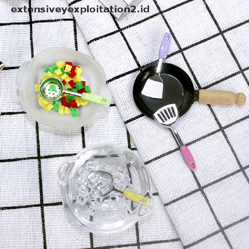 Mainan Miniatur Sekop Sup Mini Untuk Aksesoris Dapur Rumah Boneka