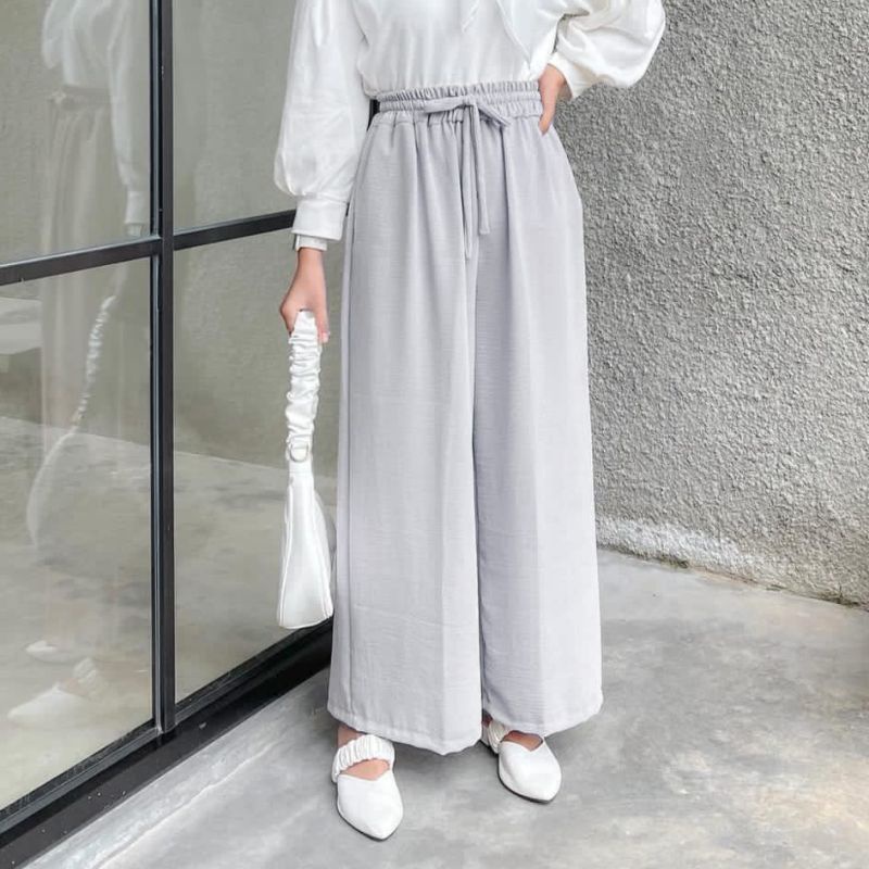 DAILY KULOT CRINGKEL AIRFLOW PREMIUM /HIGHWAIST LOOSE PANTS JUMBO 45-85KG