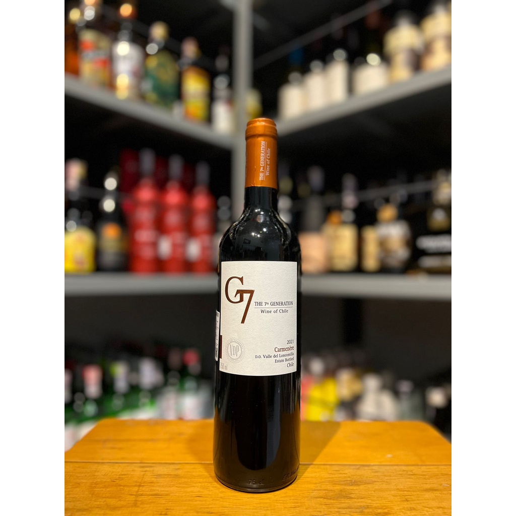 RED WINE G7 CARMANERE WINE OF CHILE 750ML