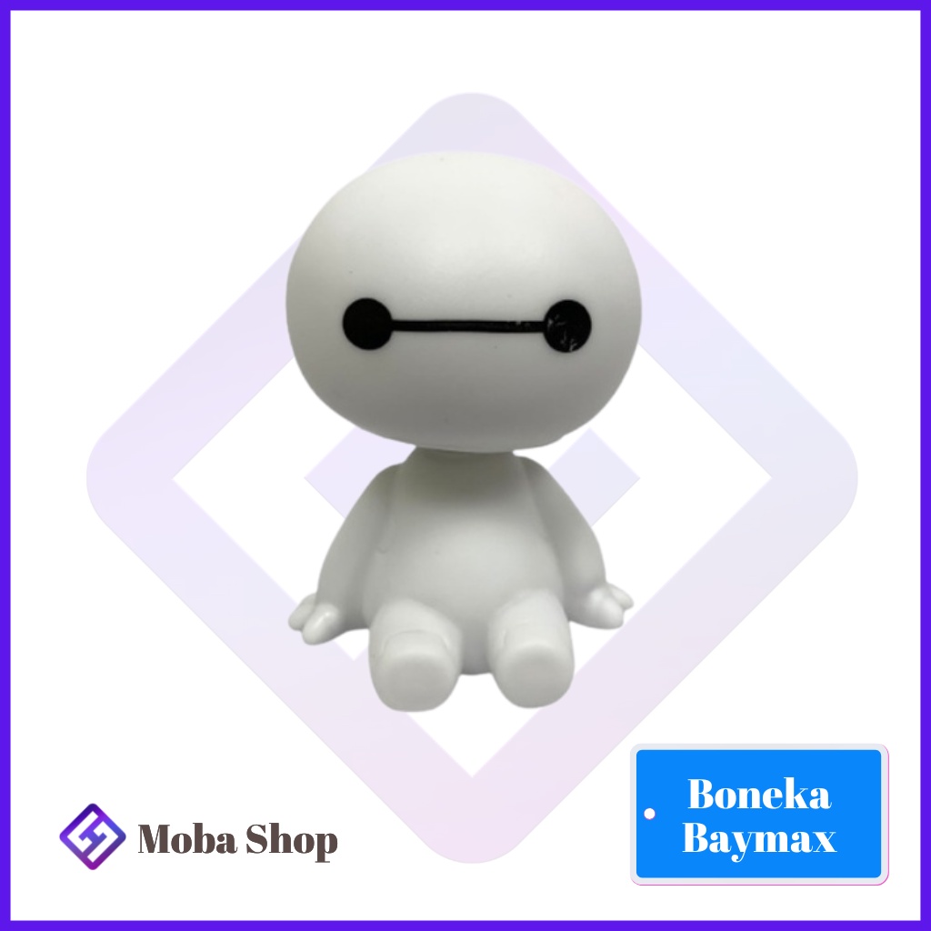 Boneka Baymax Goyang Per Dashboard Mobil