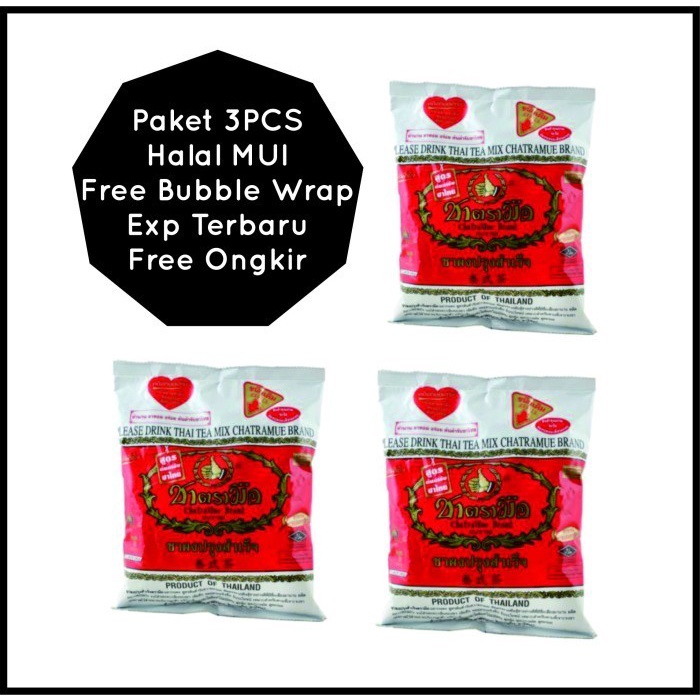 

THAI TEA ORIGINAL CHATRAMUE ISI 3 BKS 400GR