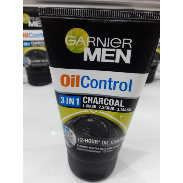 Jual Garnier Men Oil Control In Charcoal Wash Scrub Mask Ml