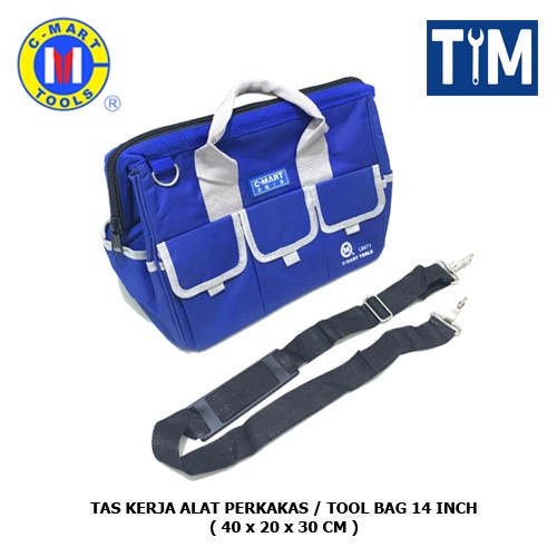 C-MART Tas Kerja Alat Perkakas / Tool Bag 14 INCH