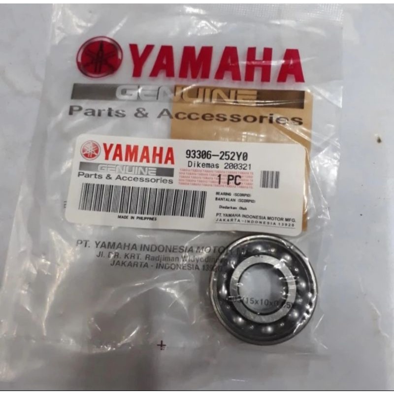 BEARING LAHER NOKEN AS SCORPIO ASLI ORI YAMAHA 93306 252Y0