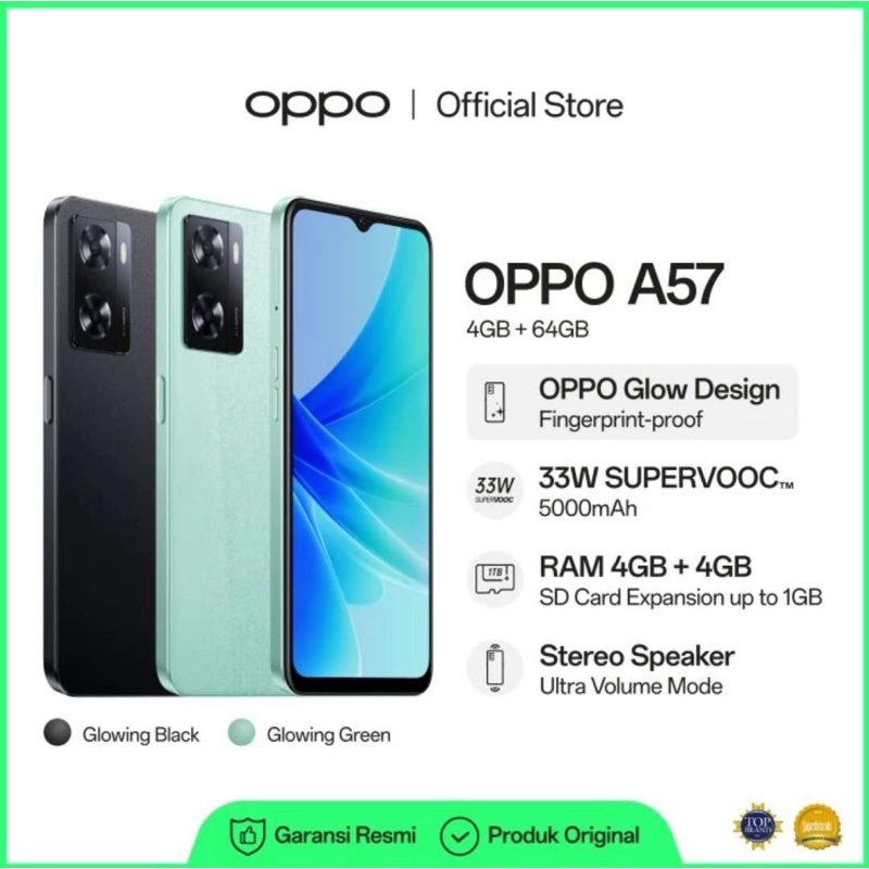 Oppo A57 ram 8gb internal 64gb