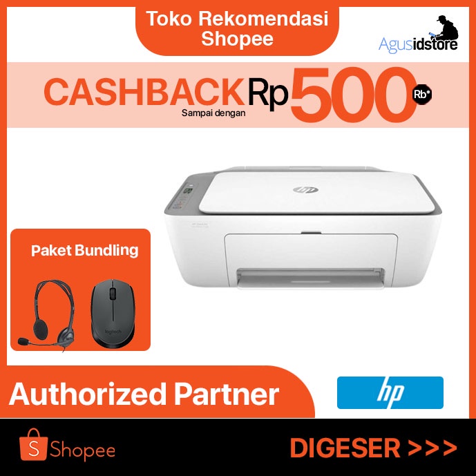 Printer HP 2775 Ink Advantage Deskjet All In One Wireless Printer AIO