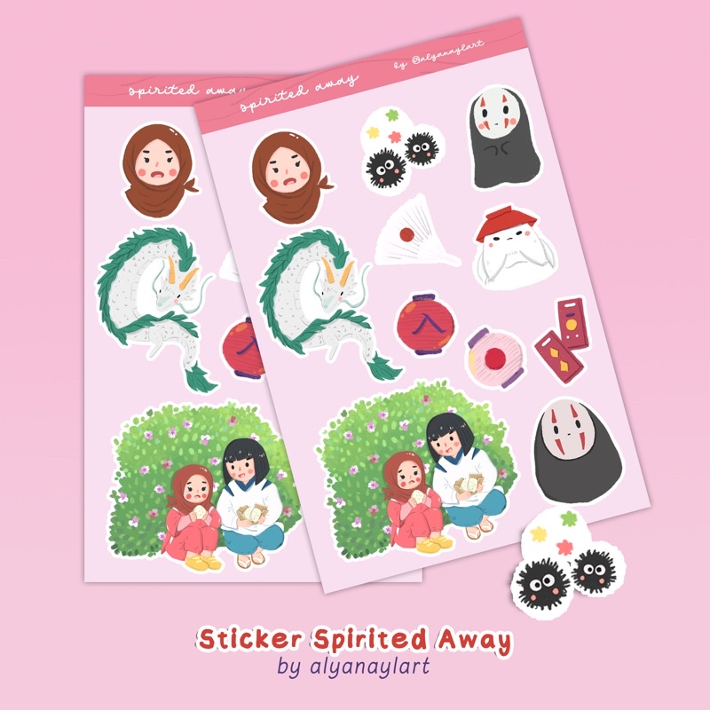 

Studio ghibli's Sticker Spirited Away fanart by alyanaylart