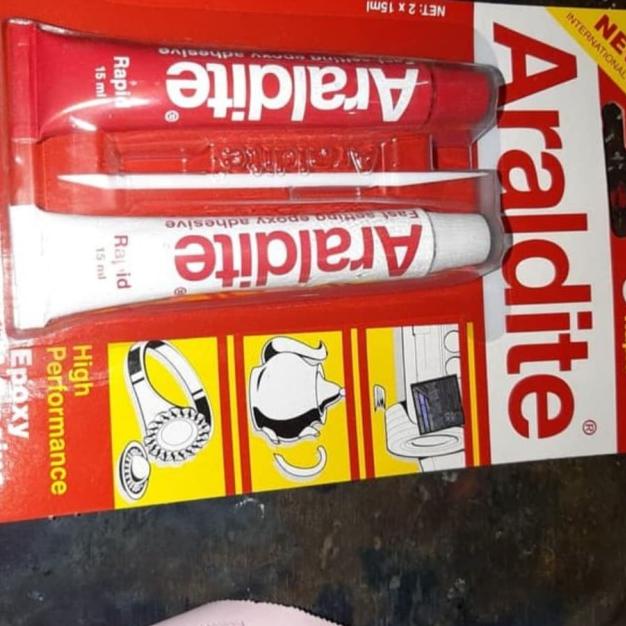 

lem araldite merah 5menit