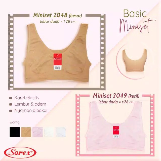 K332 Sorex Miniset Anak Dan Remaja Wanita Step 3 Ukuran Besar